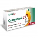 Силденафил-СЗ, табл. п/о пленочной 25 мг №20