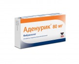 Аденурик, табл. п/о пленочной 80 мг №28