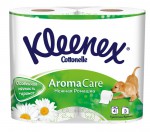 Туалетная бумага, Kleenex (Клинекс) 4 шт трехслойная ромашка