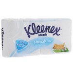 Туалетная бумага, Kleenex (Клинекс) 8 шт Нейчерал трехслойная белая