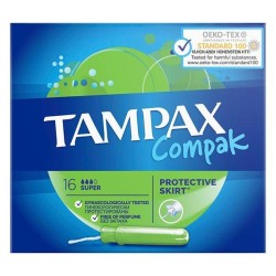 Тампоны, Tampax (Тампакс) 16 шт компак супер с аппликатором