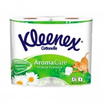 Туалетная бумага, Kleenex (Клинекс) 4 шт Велти ромашка белая