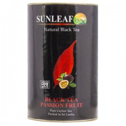 Чай черный, Sunleaf (Санлиф) 75 г №1 с маракуйей жестяная банка