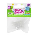 Соска силиконовая, Dino&Rhino (Дино и Рино) 2 шт арт. ИР059045 молочная классической формы медленный поток 0-3 мес